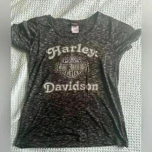 Harley Davidson T shirt - heathered black - Size M Sauk City, WI